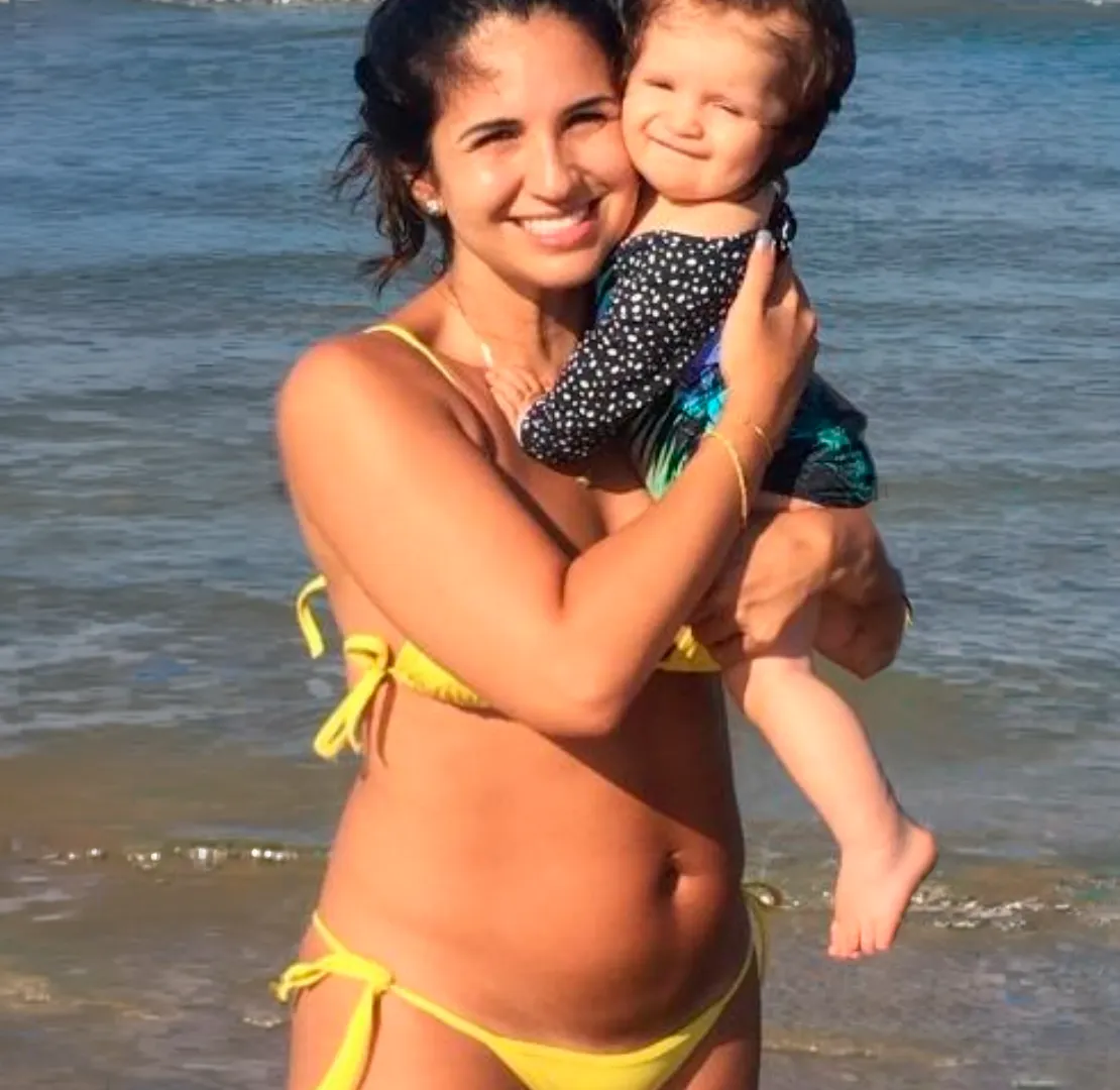 Dani após seis meses de hipopressivo e vácuo